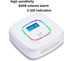 Anglies Monoksido Detektorius su Lcd Ekranu ir Baterija