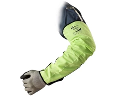 Ansell Hyflex 11-200 Apsauginiai rankogaliai nuo įpjovimų, mechaninė apsauga, apsauga nuo įpjovimų, Aap moterims ir vyrams, skalbiami, geltoni (12 vnt.)