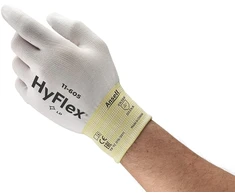 Ansell Hyflex 11-605 universalios pirštinės, mechaninė apsauga, baltos, dydis 10 (12 porų pakuotė)