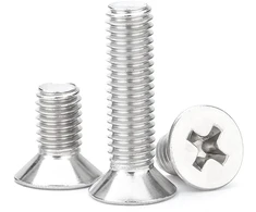 Ansiedio M2.5 kryžminiai įleidžiami varžtai, nerūdijančio plieno mašininiai varžtai, mini remonto varžtai M2.5 x 12 mm, 50 vnt.