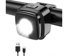Antimi dviračio priekinis žibintas, vandeniui atsparus, usb type c