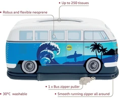 Anw Home Brisa Vw T1 "bulli" audinių dėžutė, mėlyna