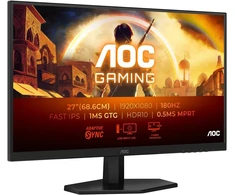 Aoc Gaming 27g42e monitorius: 27 colių, 180 Hz, 1 ms, Full Hd