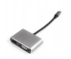 Apacer Usb į hdmi+vga adapteris kabelis hub konverteris 4k 60hz spacetronik