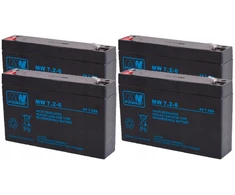 Apcrbc34 rbc 34 #34 akumuliatorių rinkinys baterijų paketas ups apc 4x mw 7.2-6
