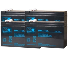 Apcrbc54 rbc 54 #54 akumuliatorių rinkinys ups apc baterijų paketas 4x mw 7-12l