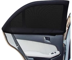 Apsauga nuo saulės automobilinė kūdikių užuolaida 2 vnt., apsauga nuo saulės vaikams, universali automobilinė apsauga nuo saulės šoniniam langui, automobilio lango apsauga nuo saulės su velcro dirželiu, apsaugo keleivius, vaikus ir gyvūnus