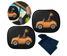 Apsauga nuo saulės vaikams automobiliui ant šoninio lango, 2 vnt.
