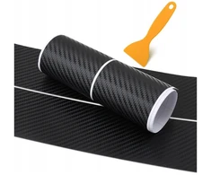 Apsauginė plėvelė ant buferio, carbon apsauga 90cm lipdukas ant bagažinės