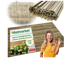 Apsauginis bambukinis kilimėlis 1,2x2m balkonui, terasai, tvorai