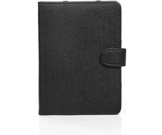 Apsauginis dėklas 6 colių elektroninių knygų skaityklėms, pu oda, universalus, suderinamas su Onyx Boox, Kobo, Pocketbook, Boyue, Digma, Grammata, Bq, juodas