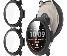 Apsauginis dėklas su ekrano apsauga Amazfit Active 2, 2 vnt. juodas