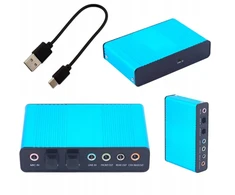 Aptel išorinė garso plokštė usb 7.1 3d spdif mini jack 3.5mm ak103e