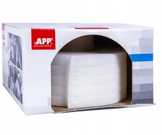 Aptel Lipni, elastinga putplasčio juosta balta | 15 mm x 25 m | App No Edge Tape