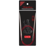Apvalūs virbalai Raudona Lace Stainless Steel 15 mm x 100 cm