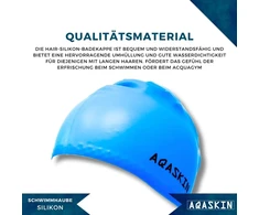 Aqaskin profesionalūs plaukimo ausinukai ilgi bi-lastic silikoniniai ausinukai didmeninė nuolaida suaugusiems ir paaugliams unisex kiekis: 1-25-50-100 vienetų (tamsiai mėlyna)