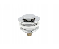 Aqbau klik-klak išleidimo kamštis iš Abs plastiko 6/4'' chromas