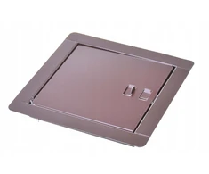 Aqbau metalinės rudos revizinės durelės 14x14cm