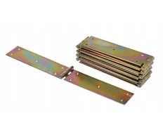 Aqbau Statybinis vyris dėžei, baldams 50 x 350 mm geltonas cinkas (10 vnt.)