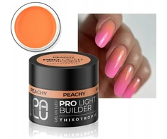 AQC Palu statybinis gelis pro light builder gel uv/led 45g bazinis peachy persikų spalvos