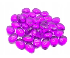 Aqua Decoris Exclusive Stones stikliniai akmenukai, bespalviai violetiniai akmenys, žirneliai, 300g