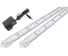 aQualine Led pošviestukas virtuvei 2x50cm Baltas Šiltai