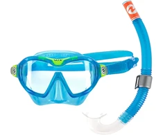 Aqualung Combo Mix nardymo kaukė + vamzdelis nardymui, vandens sportui ir paviršiniam nardymui vaikams nuo 4 metų su uv apsauga