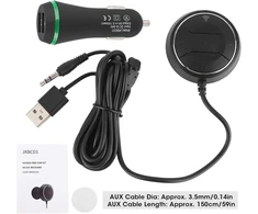 Aqxreight - automobilinis bluetooth rinkinys, belaidis v4.0 bluetooth rinkinys, nfc laisvų rankų įrangos skambučių muzikos grotuvo imtuvas 3.5mm aux prievadas