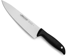 Arcos Series Menorca - šefo peilis - nitrum nerūdijančio plieno ašmenys 200 mm (7.87 colio) - polipropileno rankena, juoda spalva