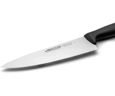 Arcos Series Menorca - šefo peilis - nitrum nerūdijančio plieno ašmenys 200 mm (7.87 colio) - polipropileno rankena, juoda spalva