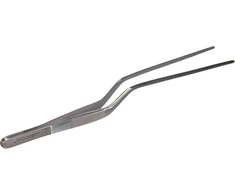 Arcos žnyplės patiekalams tiekti 200 mm, nerūdijančio plieno. Profesionalus virtuvės įrankis patiekalų pateikimui. Gadget Chef. Spalva sidabrinė