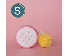 Arielle menstruacinė kempinė – alternatyva tamponams ir taurei: natūralus vidinis įdėklas, plaunama ir daugkartinio naudojimo su dėžute, 2 kempinės ir perkarbonatas higienai (s)