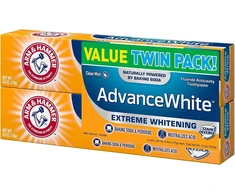 Arm &amp; Hammer Advance Baltas Extreme balinamoji dantų pasta, apsauga nuo dėmių, 2 vnt.