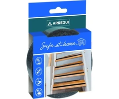 Arregui A-1050056 neslystanti lipni juosta, juoda, skirta naudoti viduje ir lauke, laiptams, lipni, 15 m x 25 mm, juoda