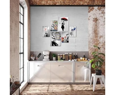 Plakatas Art Zone Street Art Sieninė Tapyba Banksy Stiliaus - Paruošta Kabinti
