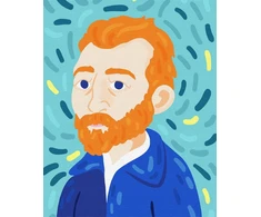 Artcity Tapyba pagal skaičius dovana Van Gogh paveikslas pagal skaičius Artnapi
