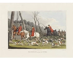 Plakatas Artery8 John Heaviside Clark - Fox Hunt in Cover neįrėmintas spaudinys 30 x 40 cm
