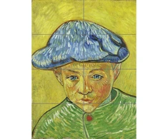 Artery8 Van Gogo portretas Camille Roulin paveikslas Xl didelis plakatas (8 dalys) portretinis paveikslas