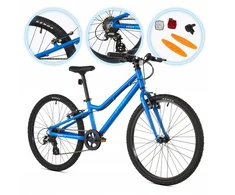 Artpol Vaikiškas dviratis Attabo Knack 24" mėlynas, lengvas aliuminis, Shimano Altus