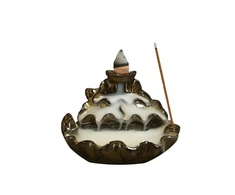 Aruva Ceramics Aromaterapinis židinys krioklys smilkalai backflow Ac015
