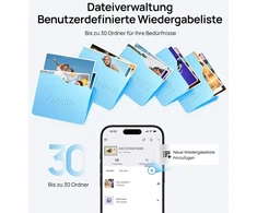 Arzopa D10 Wifi Skaitmeninis Nuotraukų Rėmelis 10.1" Hd Jutiklinis Ekranas