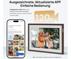 Arzopa D10 Wifi Skaitmeninis Nuotraukų Rėmelis 10.1" Hd Jutiklinis Ekranas