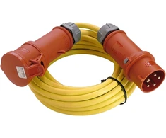 As - Schwabe didelės srovės ilginamasis laidas 10 m K35 At-n07v3v3-f 5g4 - 400v/32a/6h/apie 22kw - statybų aikštelė, sodas - 5 kontaktų tvirtas Cee ilginamasis laidas, skirtas naudoti lauke - Ip44 - pagaminta Vokietijoje, 60705