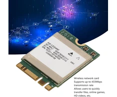 Ashata belaidžio tinklo plokštė, aw cb304nf rtl8821ce tinklo plokštė, 433mbps m.2 ngff tinklo plokštė bt4.2 tinklo adapteris, skirtas windows 7 8 10