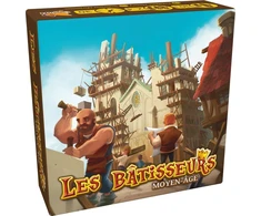 Asmodee - Bombyx - The Builders: Medieval - stalo žaidimai - kortų žaidimai - kelioniniai žaidimai nuo 10 metų - 2–4 žaidėjai - prancūziška versija