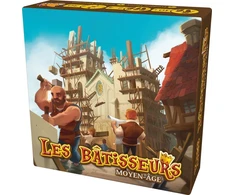Asmodee - Bombyx - The Builders: Medieval - stalo žaidimai - kortų žaidimai - kelioniniai žaidimai nuo 10 metų - 2–4 žaidėjai - prancūziška versija