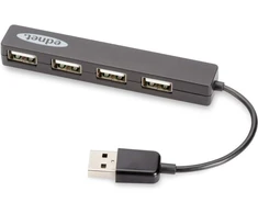 Assmann nešiojamojo kompiuterio usb 2.0 šakotuvas 4 prievadų perdavimo sparta 480 mbps (85040)