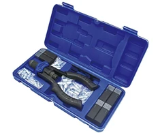 Astro Tools 1455 rankinis kniedžių įsukimo įrankių rinkinys - metrinis ir sae su kniedės varžtu, įvairių spalvų