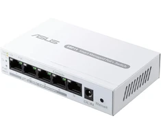 Asus Expertwifi Ebp15 Poe+ Switch, 5x 1gbe, 4x Poe+ 60w, Qos, Igmp
