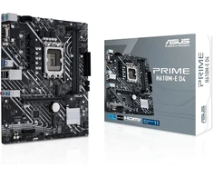Vaizdo plokštė Asus Prime H610m-e D4-csm verslo pagrindinė plokštė, Socket Intel Lga 1700 (matx, Pcie 4.0, 1gb Ethernet, Asus Com Debug Header, nuotolinis It valdymas)